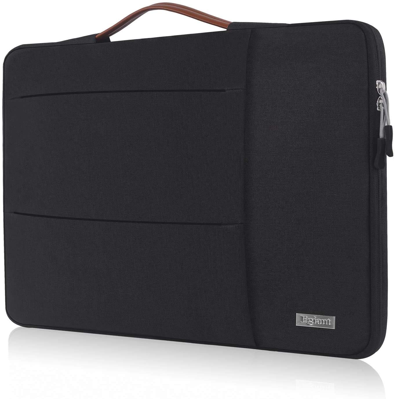 egiant 14 inch Laptop Sleeve Case,360° Protective Handbag for HP Chromebook 14,Acer Spin 3/Aspire 1,Dell Inspiron 14/Latitude,Lenovo Flex 14,ASUS VivoBook Zenbook,Water-Resistant Notebook Bag,Black