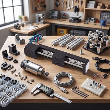 Mini Linear Rail Guide Slide Actuator 28 Stepper Motor 100mm Stroke Linear Slide Stage with T Screw Rod for DIY CNC Router Optical Measurement