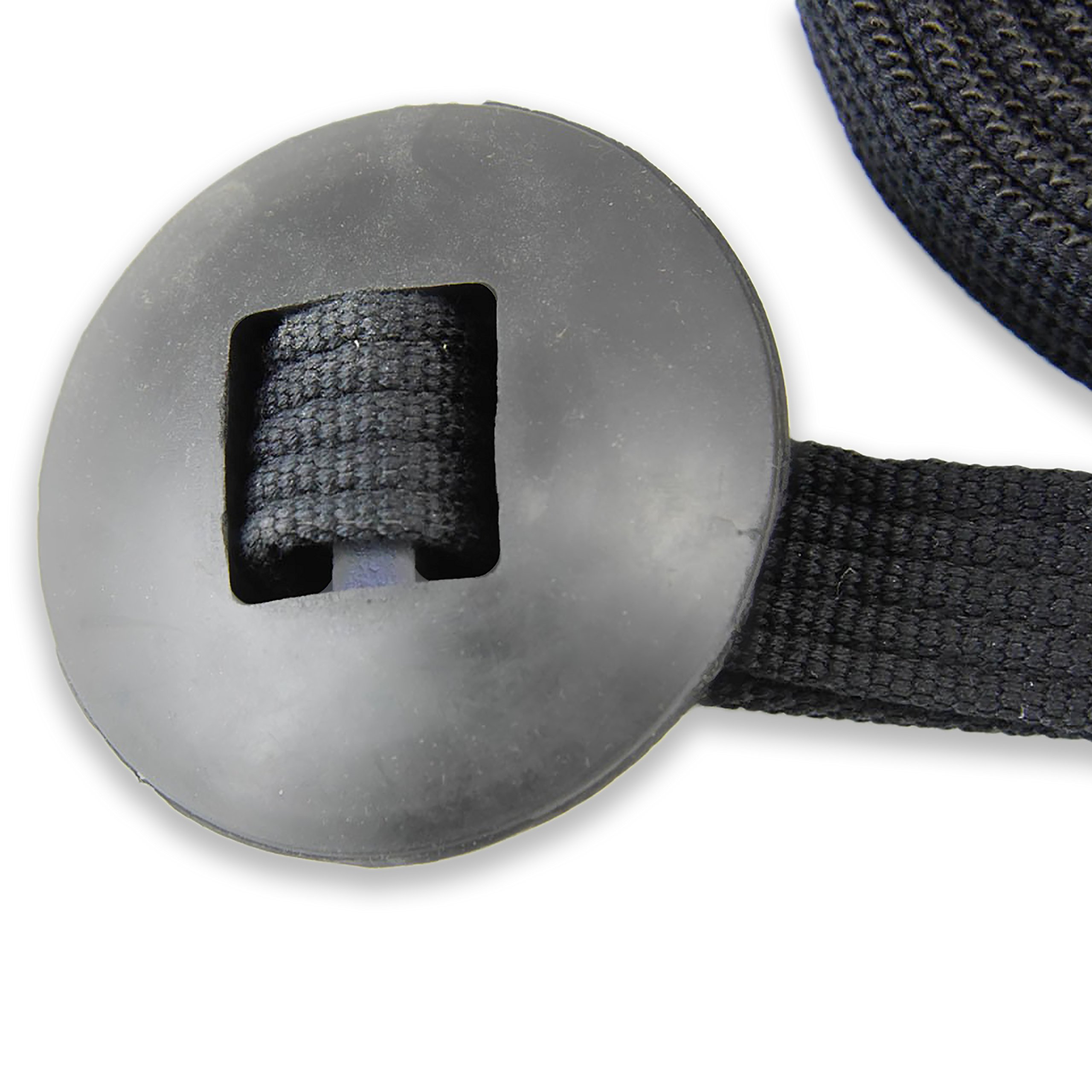 24 de soporte de algodón Web Lunge línea con tornillo tapa y tope de goma, color por Southwestern Equine, Negro
