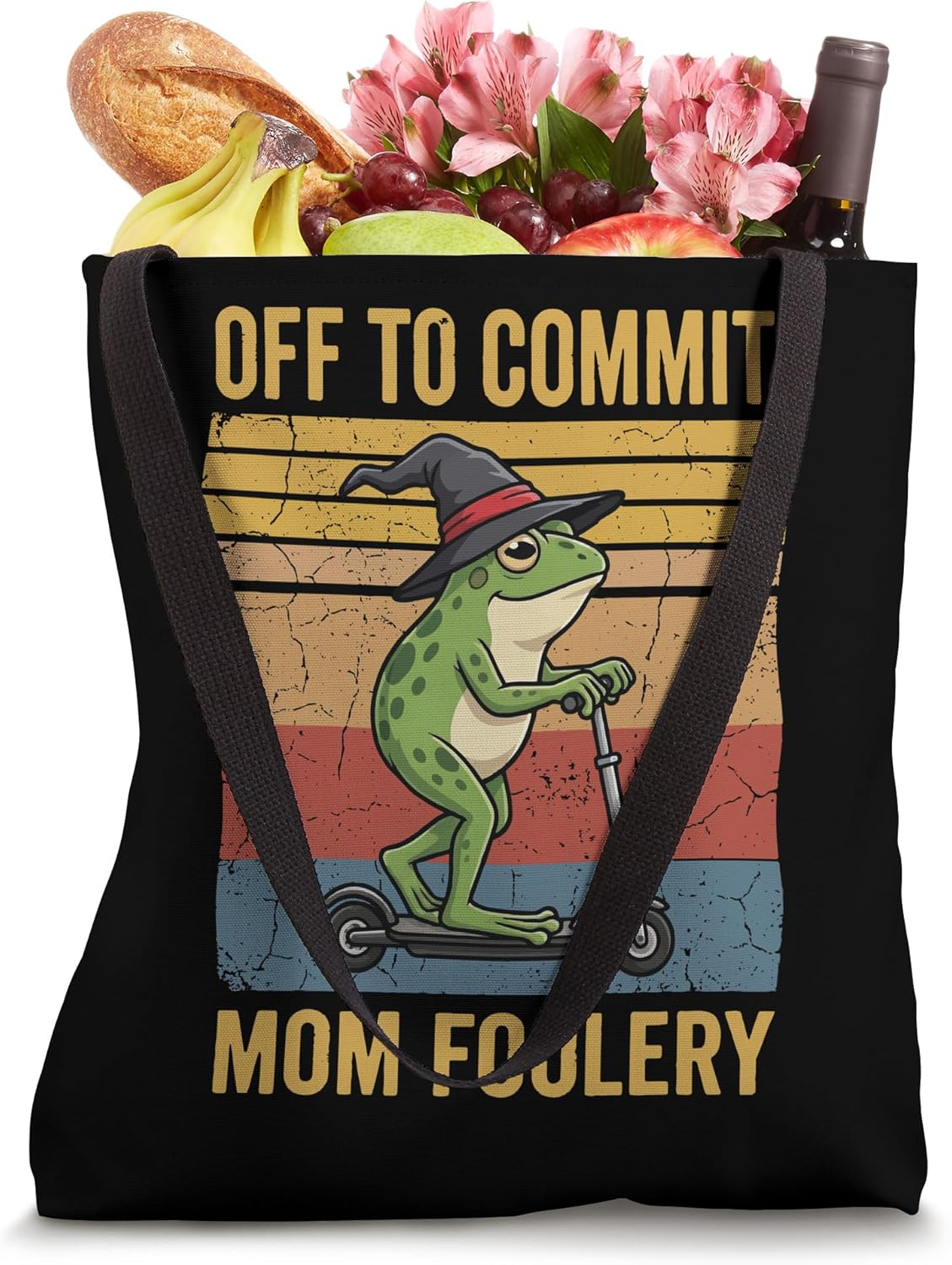 Off To Commit Mom Foolery Tote Bag