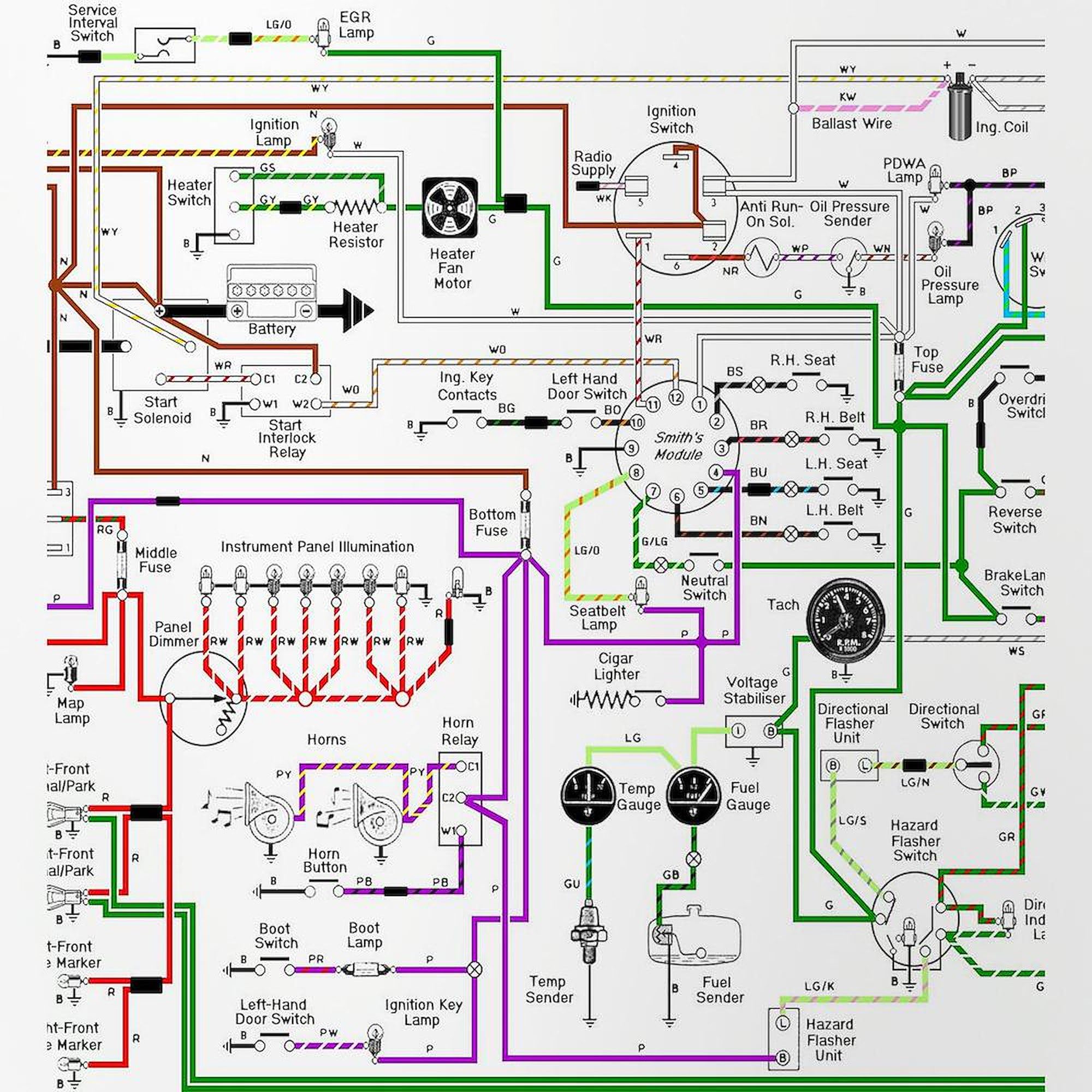 CafePress 1975 Triumph Spitfire Wiring Diagra Pint Glass, 16 oz. Drinking Glass