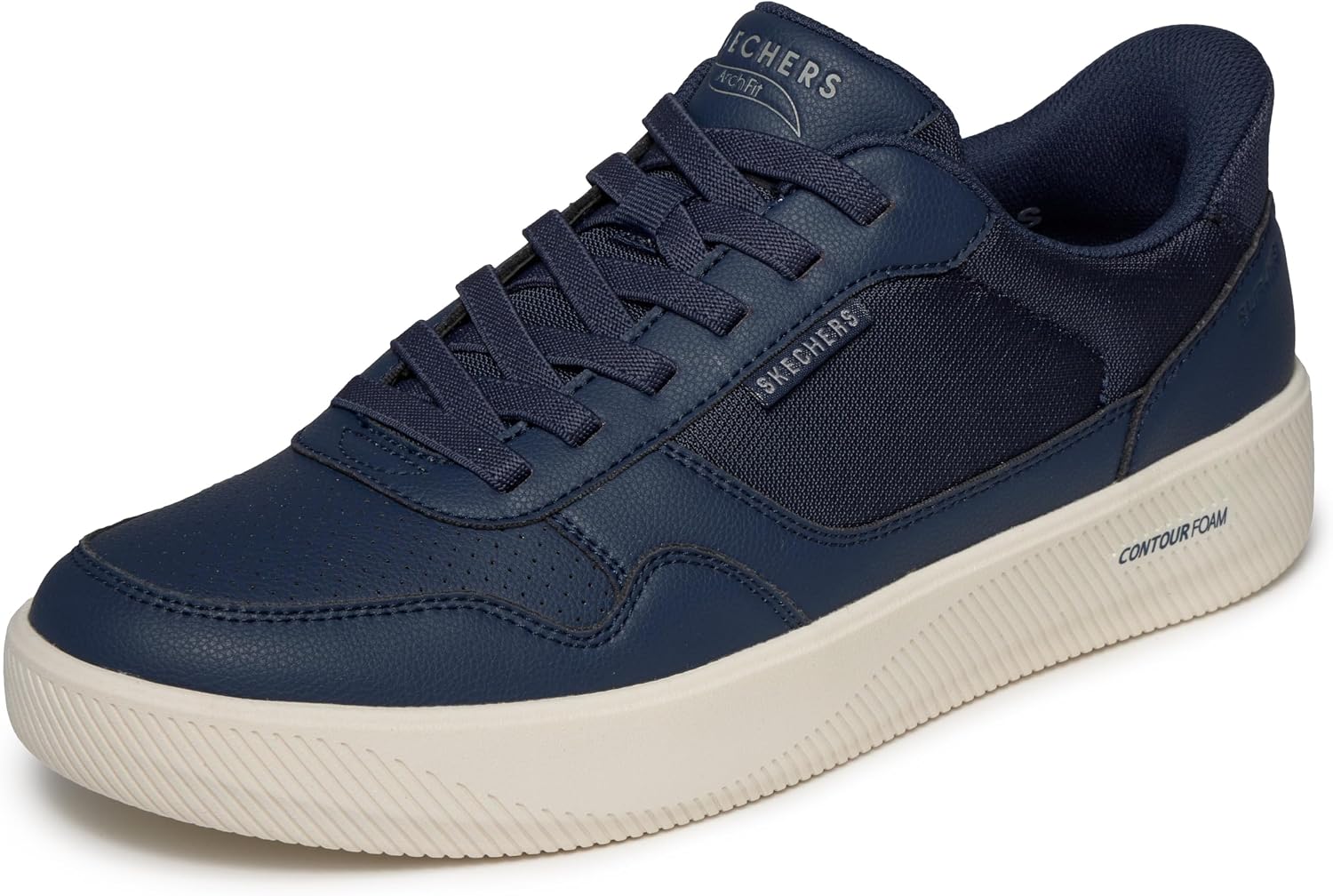 Skechers Men's Arch Fit Court Break - Komfortabel Hands Free Slip-ins