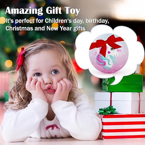 Miniatura 8 de PP PICADOR Pelota de fútbol para niños, bonita pelota de dibujos animados con inflador, juguetes de regalo para niñas y niños, para interiores y