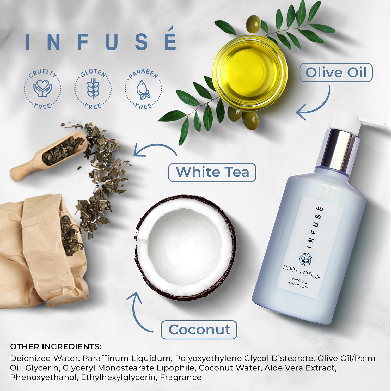 INFUSÉ 10.14 oz Hotel Body Lotion Pump Bottle, Bulk Hotel Toiletries image 4