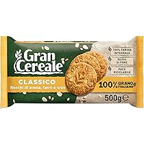 Gran Cereale Biscotti Gran Cereale Classico, Ricchi di Fibra e Fosforo, 500 g