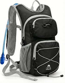 Hydration Hiking Backpack, Water Hiking Backpack, Hydration Backpack with 15l Water Bladder, Runinnng Backpack for Men Women for Cycling Campling