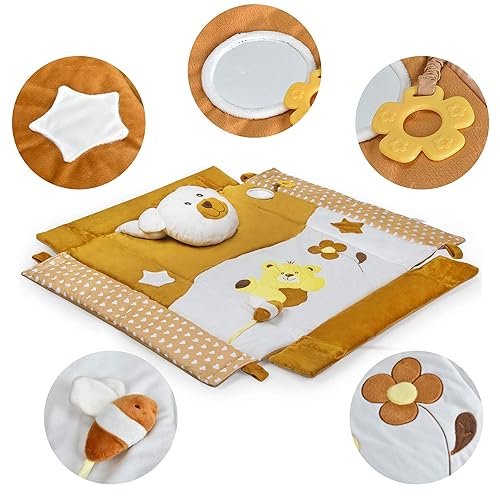 Miniatura 5 de Alfombrilla de gimnasio y actividades para bebés, unisex, con juguetes colgantes para el desarrollo para bebés y recién nacidos a partir de 0 años