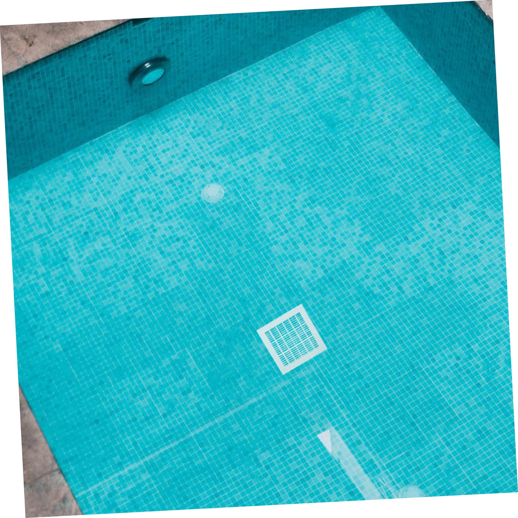 BESPORTBLE Cubierta Protectora de Desagües Sumidero Piscina de Plástico Cuadrada para Piscina, Tapa de Seguridad de Drenaje Que Mantiene Limpieza y Circulación Óptima