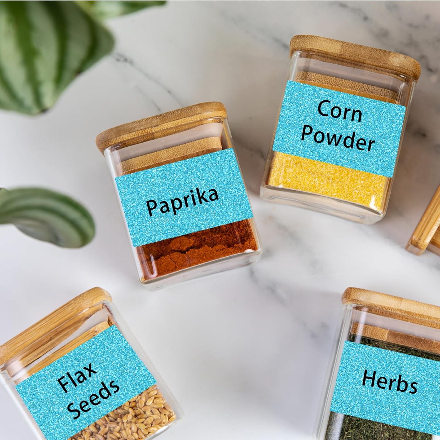 3x2 Inch Holographic Thermal Labels Stickers, Glitter Waterproof Direct Thermal Sticker Labels for Barcode, Mailing, DIY Design- 200 Pcs/Glitter Blue - Image 6