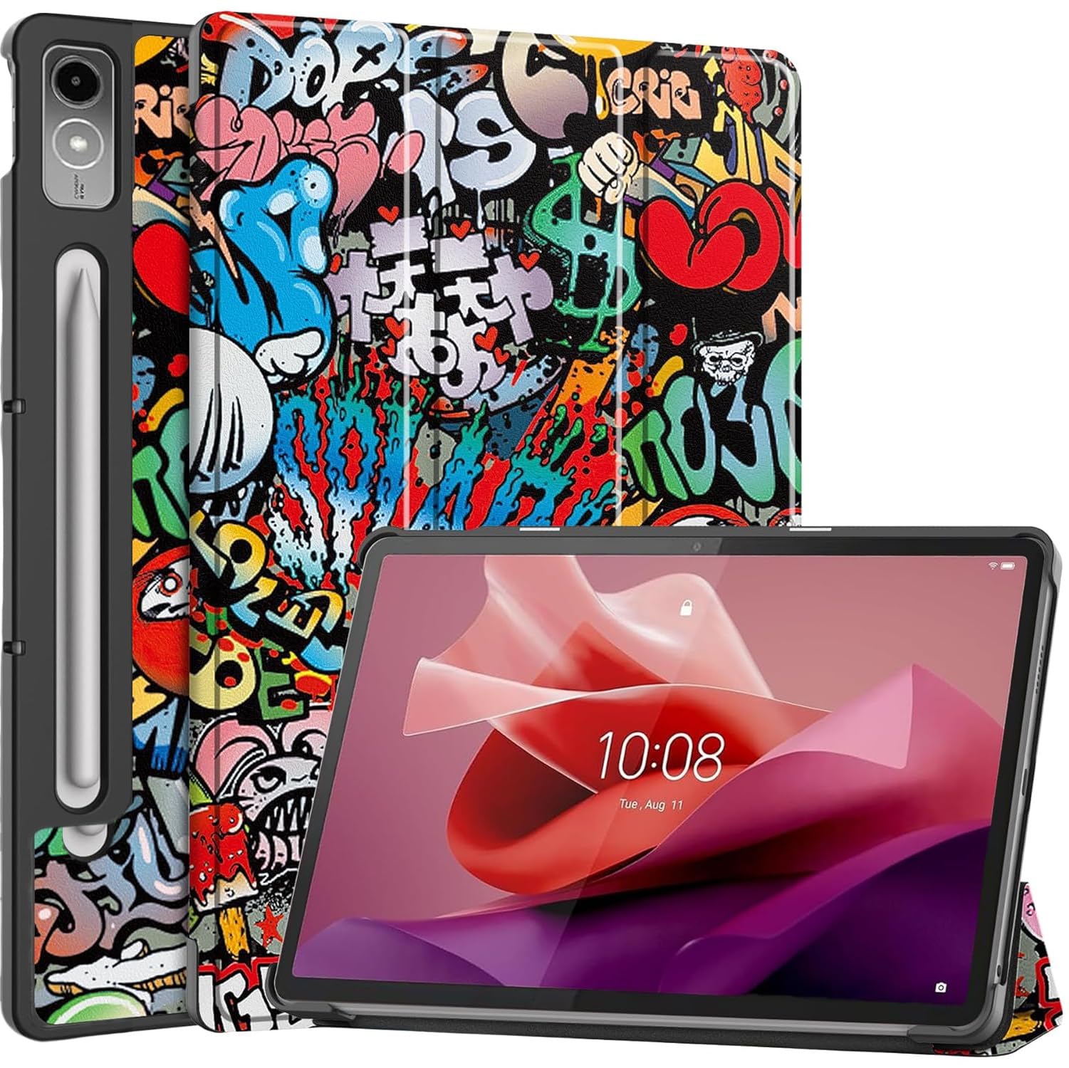 ProElite Cover for Lenovo Tab P12 12.7 inch Cover Case, Sleek Smart Flip Case Cover for Lenovo Tab P12 12.7 inch, Hippy (B0CHRT84H4) Amazon Price History, Amazon Price Tracker