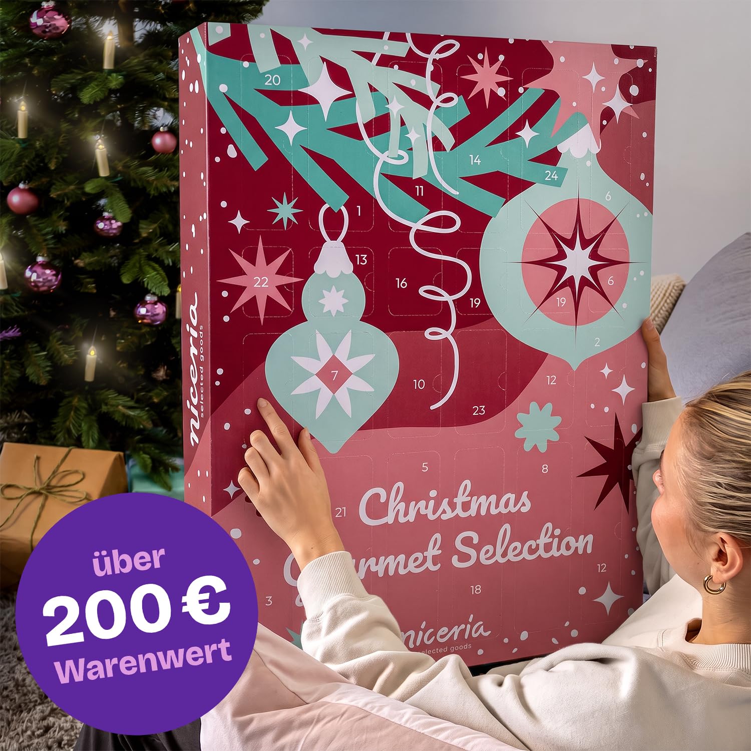 XXL Adventskalender "Gourmet" von niceria | 24 Marken-Überraschungen