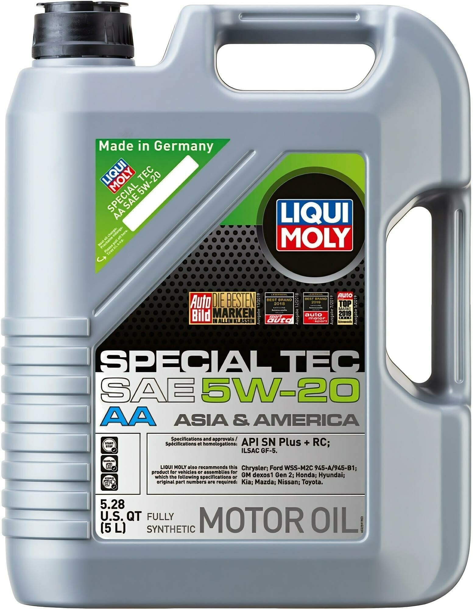 LIQUI MOLY Special Tec AA 5W-20 | 5 L | Synthesis technology motor oil | SKU: 20793