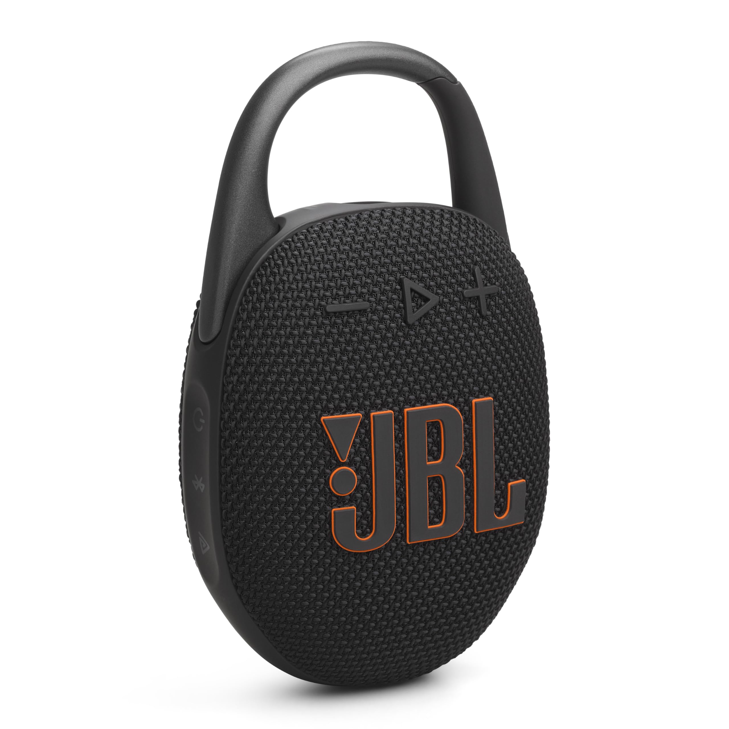 JBLClip 5 - Ultra-Portable, Waterproof & Dustproof Bluetooth Speaker, Big Pro Sound with Punchy bass, Integrated Carabiner, Up to 12 Hours of Play, Made in Part with Recycled Materials (Black)Recycled Content Certification for Electrical and Electronic Equipment