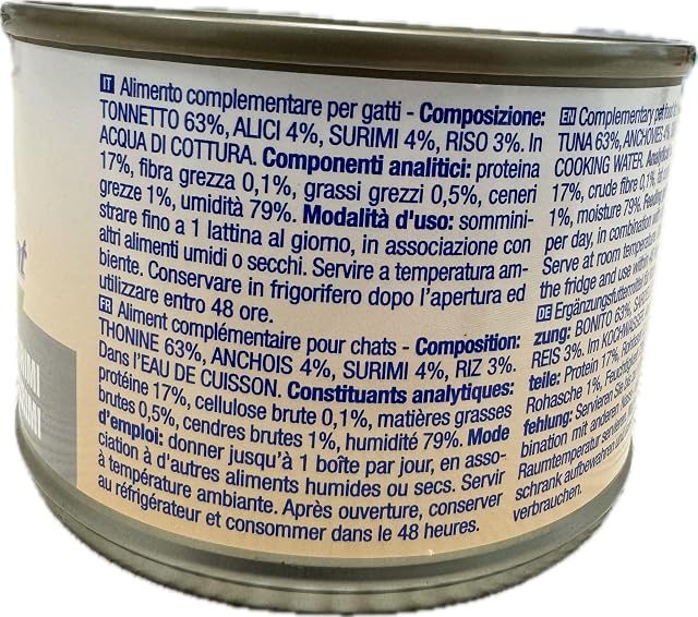 Foto 2 de 3 de Life Cat 102331 Lata Le Recetas con atún, Alicette y Surimi, 150 Gramos