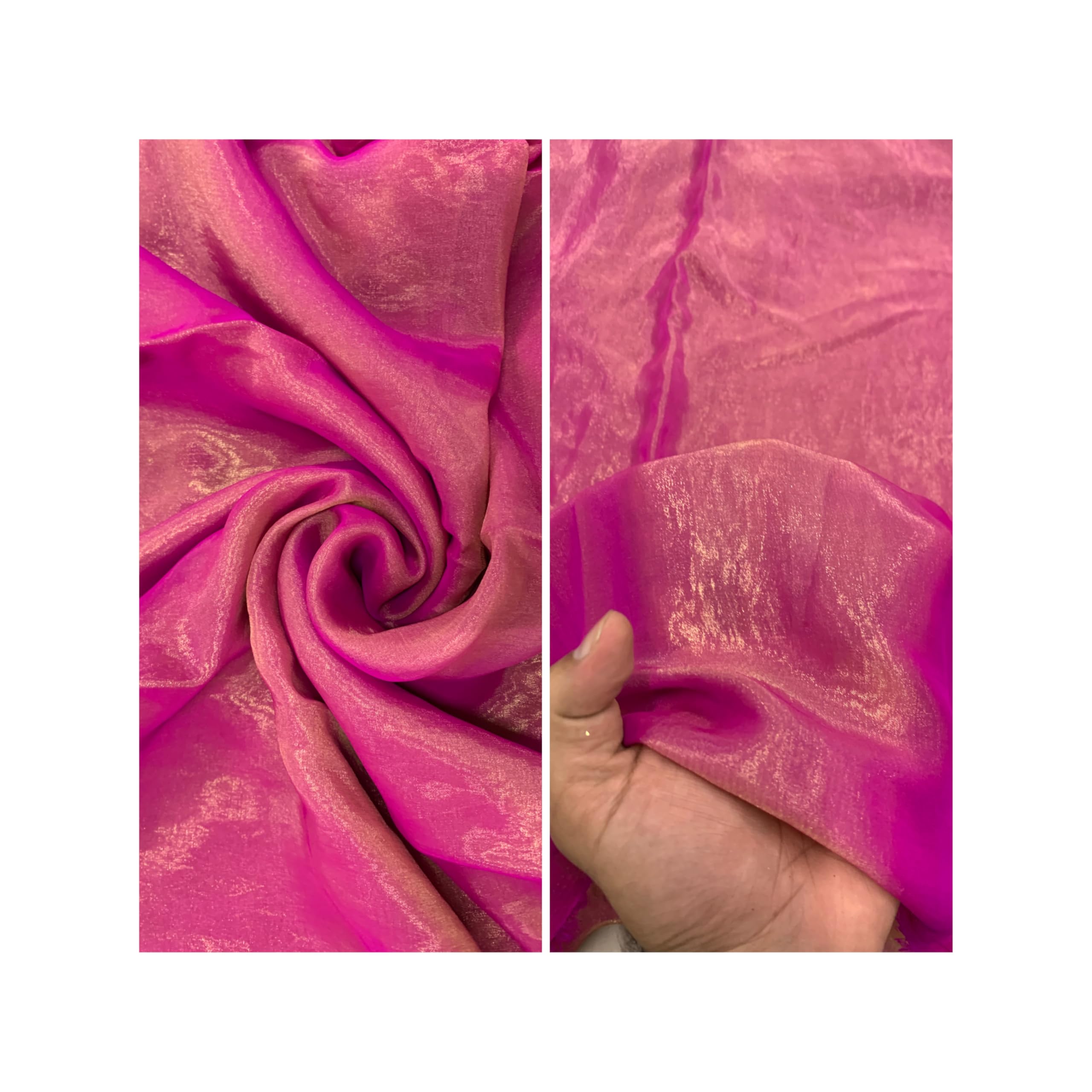 Space silk fabric | Length:- 5 Meter & Width:- 44 Inch | Fandy unstitched dress material | Fendy satin | Ranked No. 1 cloth for women