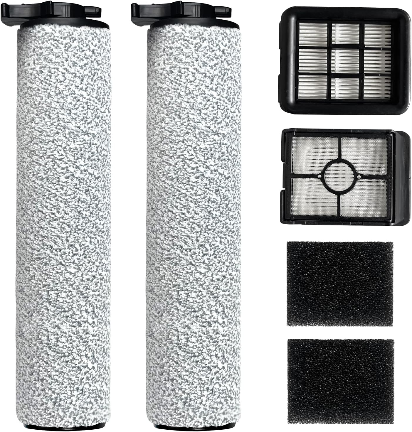 Replacement Brush Roller and HEPA Filters Kit Compatible with Bissell Crosswave HF3 Cordless Wet/Dry Vacuum Cleaner 3649A Model