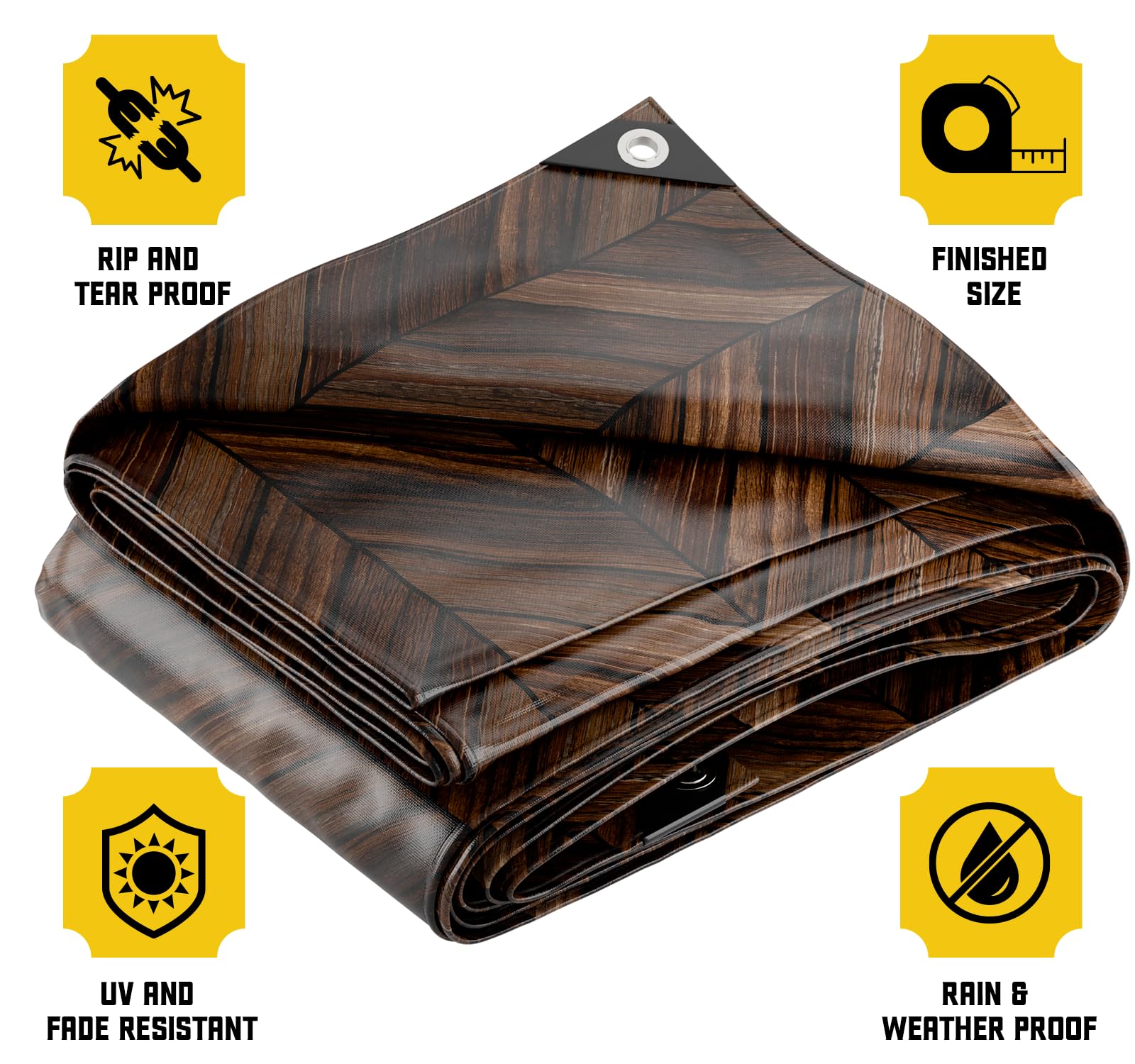 Core Tarps Extreme Heavy Duty 20 Mil Tarp Cover, Waterproof, UV