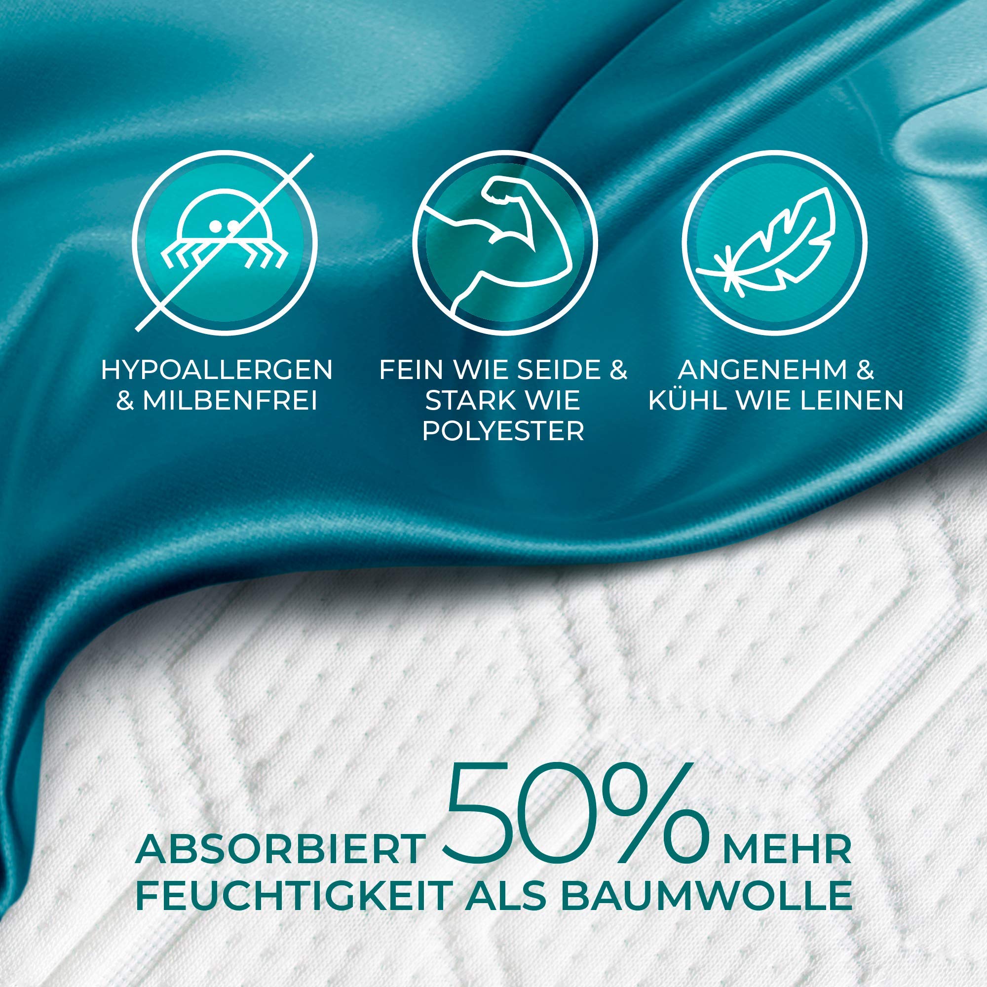Wendre Kaltschaum Matratzentopper 160x200 – 7 cm, fest H3, Comfort Plus