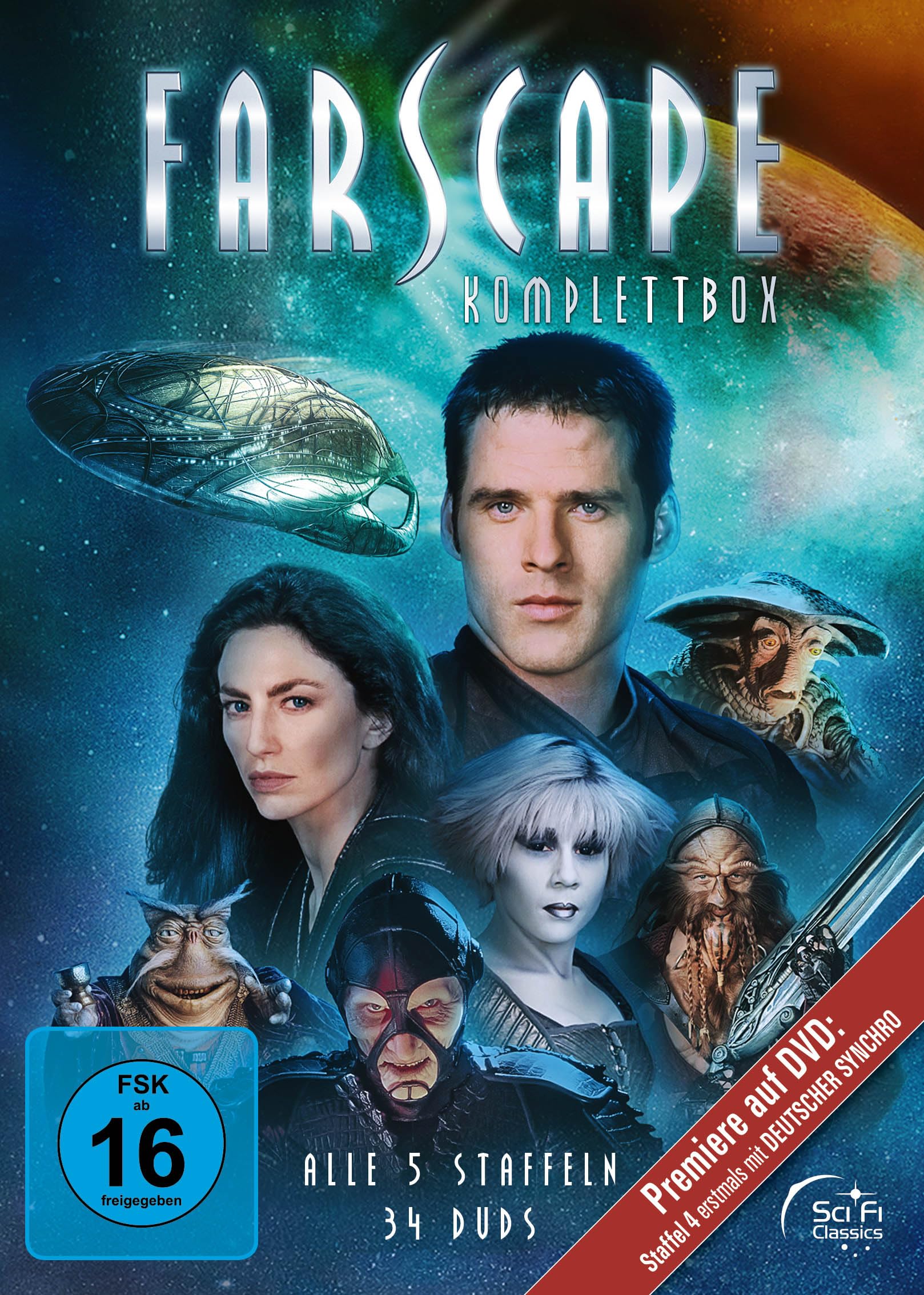 Farscape - Verschollen im All: Komplettbox (Alle 5 Staffeln mit deutscher Synchro)