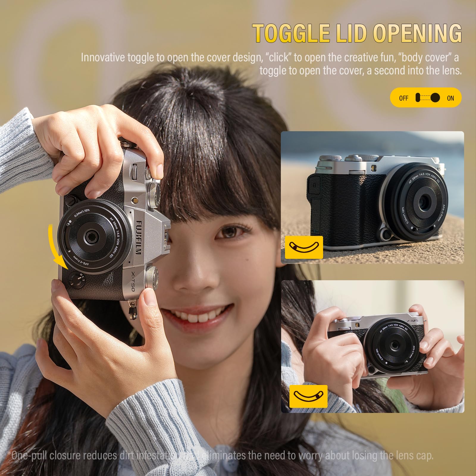 VILTROX 28mm F4.5 XF Autofocus Lenses for Fuji X Mount Camera