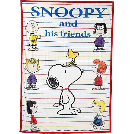 Amazon Co Jp 西川 リビング スヌーピー 毛布 Peanuts シングル ふわふわ やわらか 軽量タイプ こども 洗える ホワイト 791 ホーム キッチン