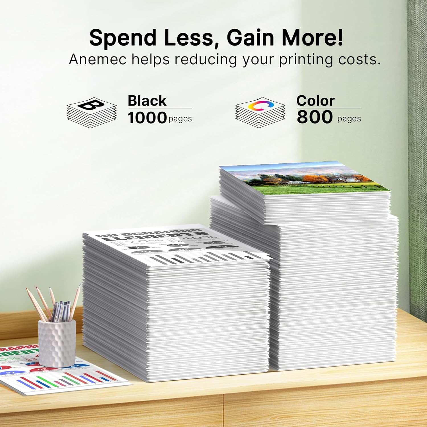 923e 923XL 923 Ink Cartridges for HP Printers (with Chip) Replacement for HP 923XL Ink Cartridges Combo Pack Work for OfficeJet Pro 8135e 8139e 8125e 8138e 8130e 8120e Printer, 4 Pack B/C/M/Y