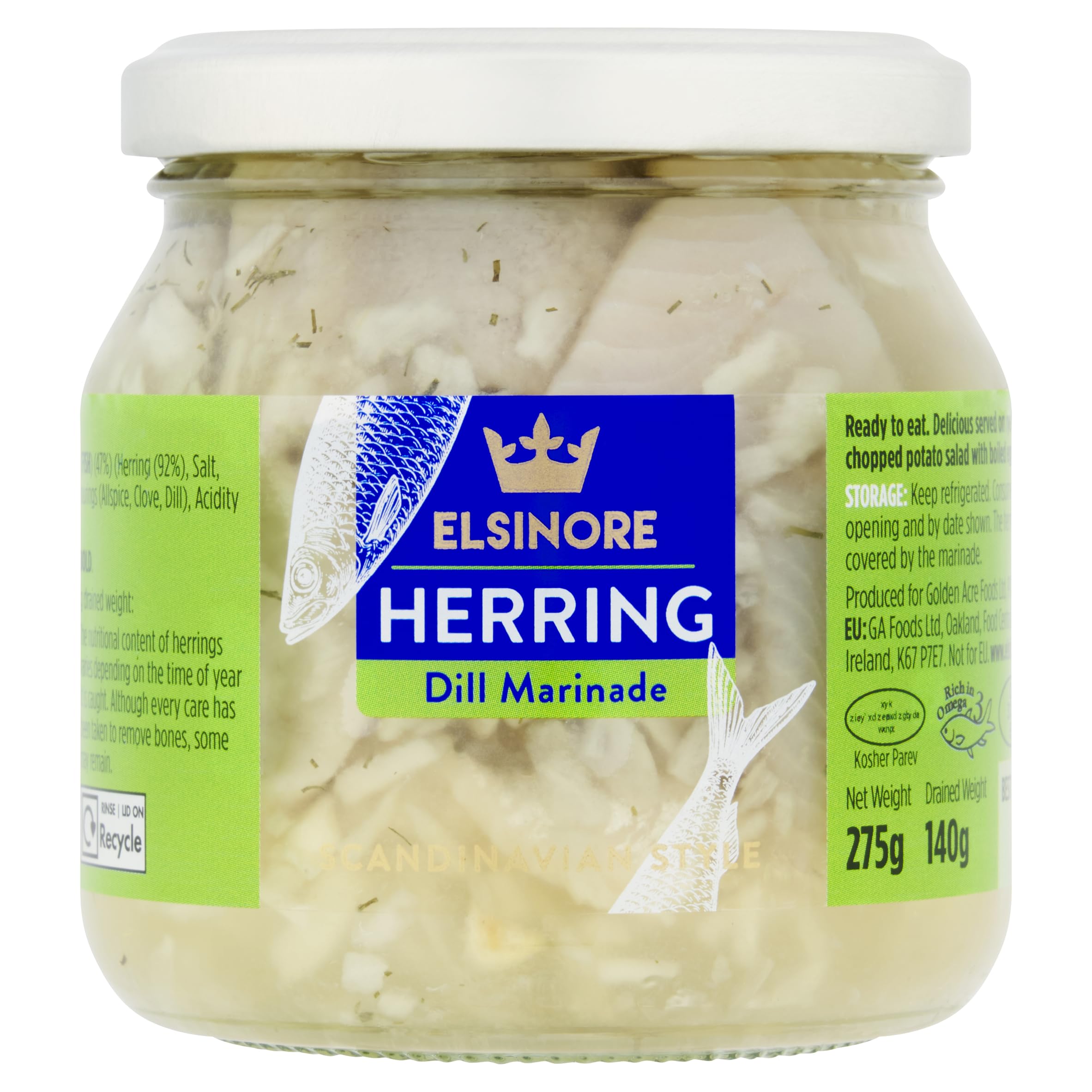 Elsinore Herring In Dill 275g