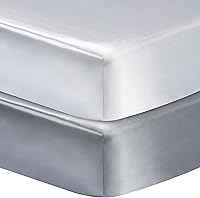 Vista 9 de Sábanas Ajustables para Pack and Play, Paquete de 2 Sábanas Pack n Play para Colchón Graco Pack n Play, Sábanas Unisex de Corralito para Niños