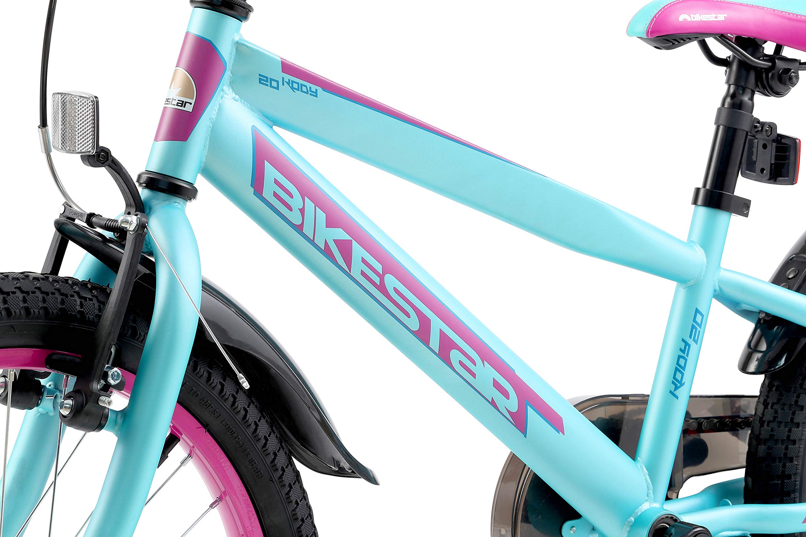 BIKESTAR Bicicletta Bambini 6 Anni da 20 Pollici | Bici per Bambino et Bambina Mountainbike con Freno a retropedale et Freno a Mano |