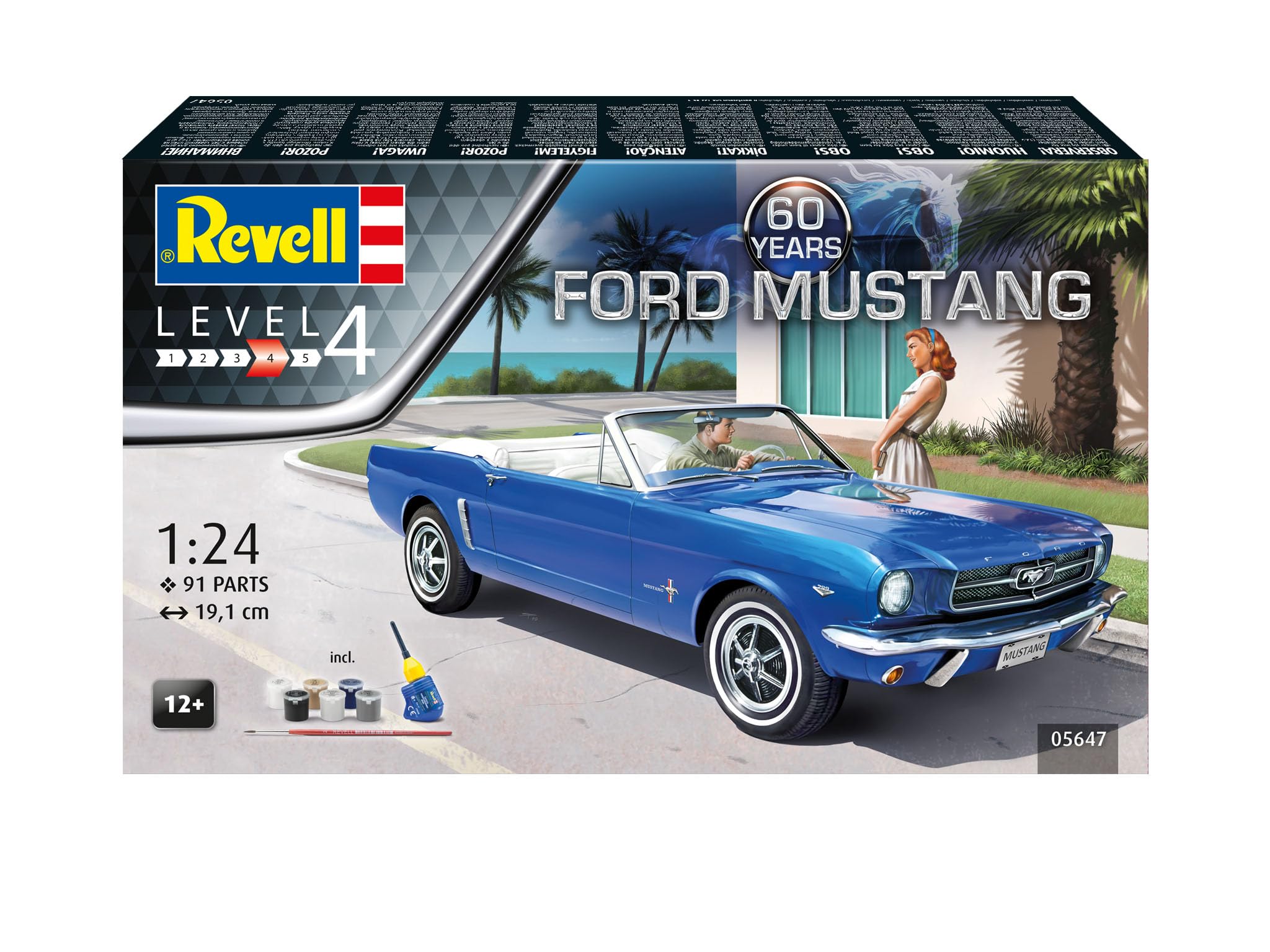Revell Modellbau Coffret cadeau 60th Anniversary Ford Mustang