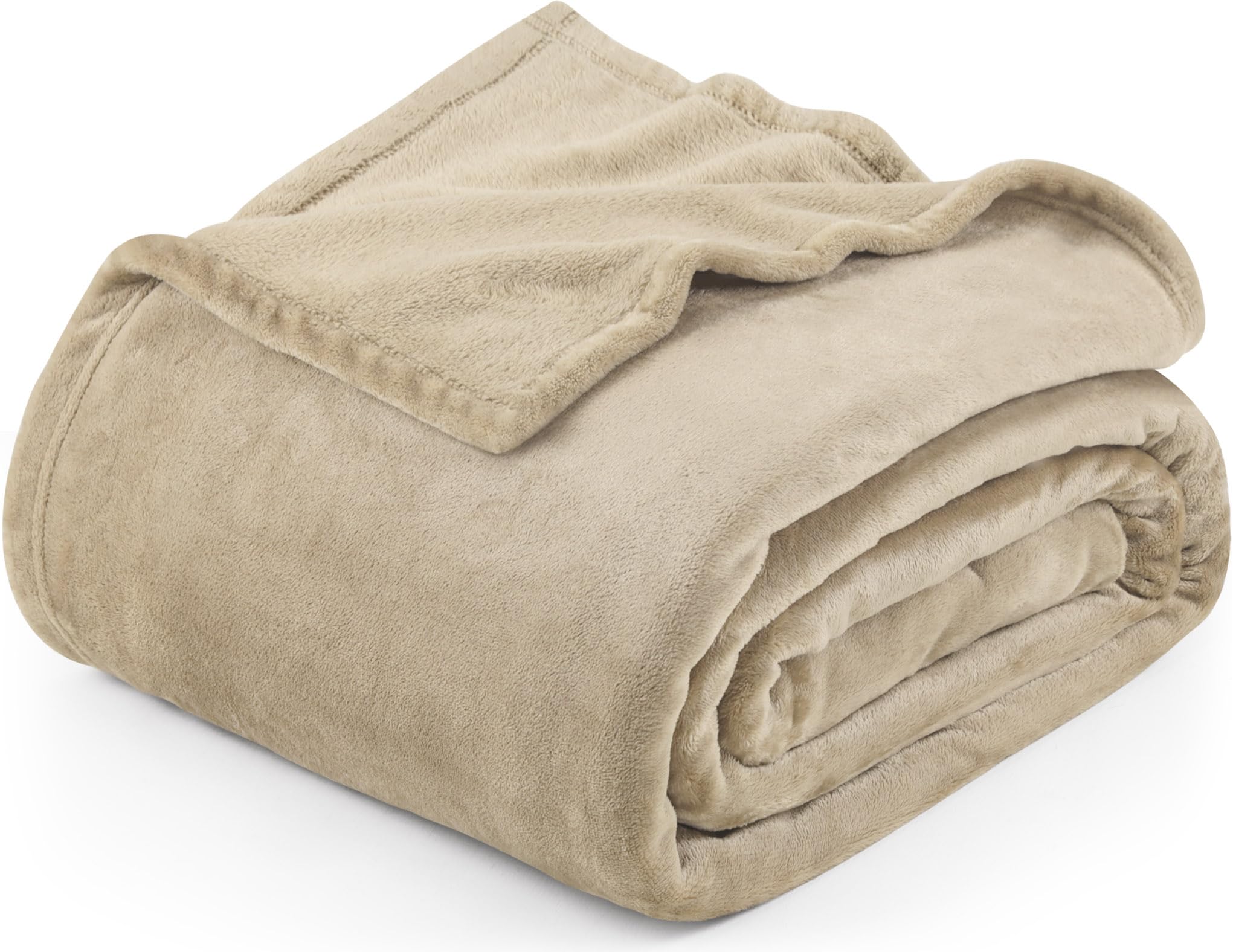 Utopia Bedding Camel Fleece Blanket Twin Size Lightweight Fuzzy Soft Anti-Static Microfiber Bed Blanket (60x80 Inch)