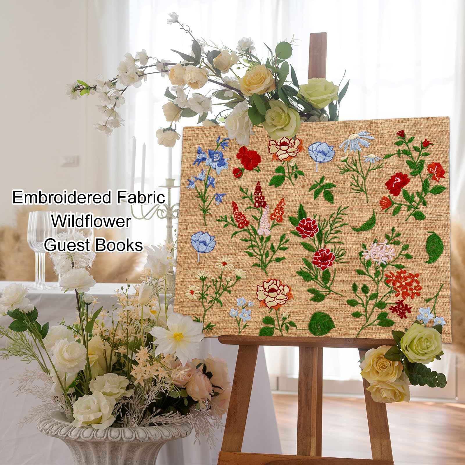 Amazon.com: JarThenaAMCS Spring Wildflower Embroidered Wedding