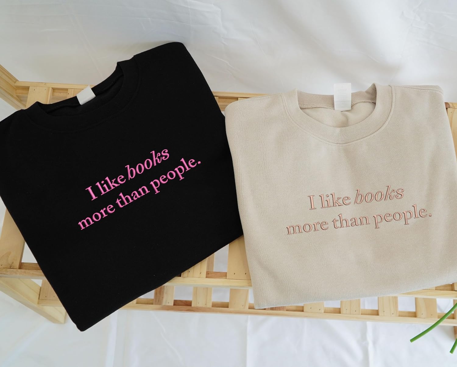 Embroidered Custom Bookish Shirt, Book Lovers Sweater, Custom Book Name Shirt, Librarian Gifts