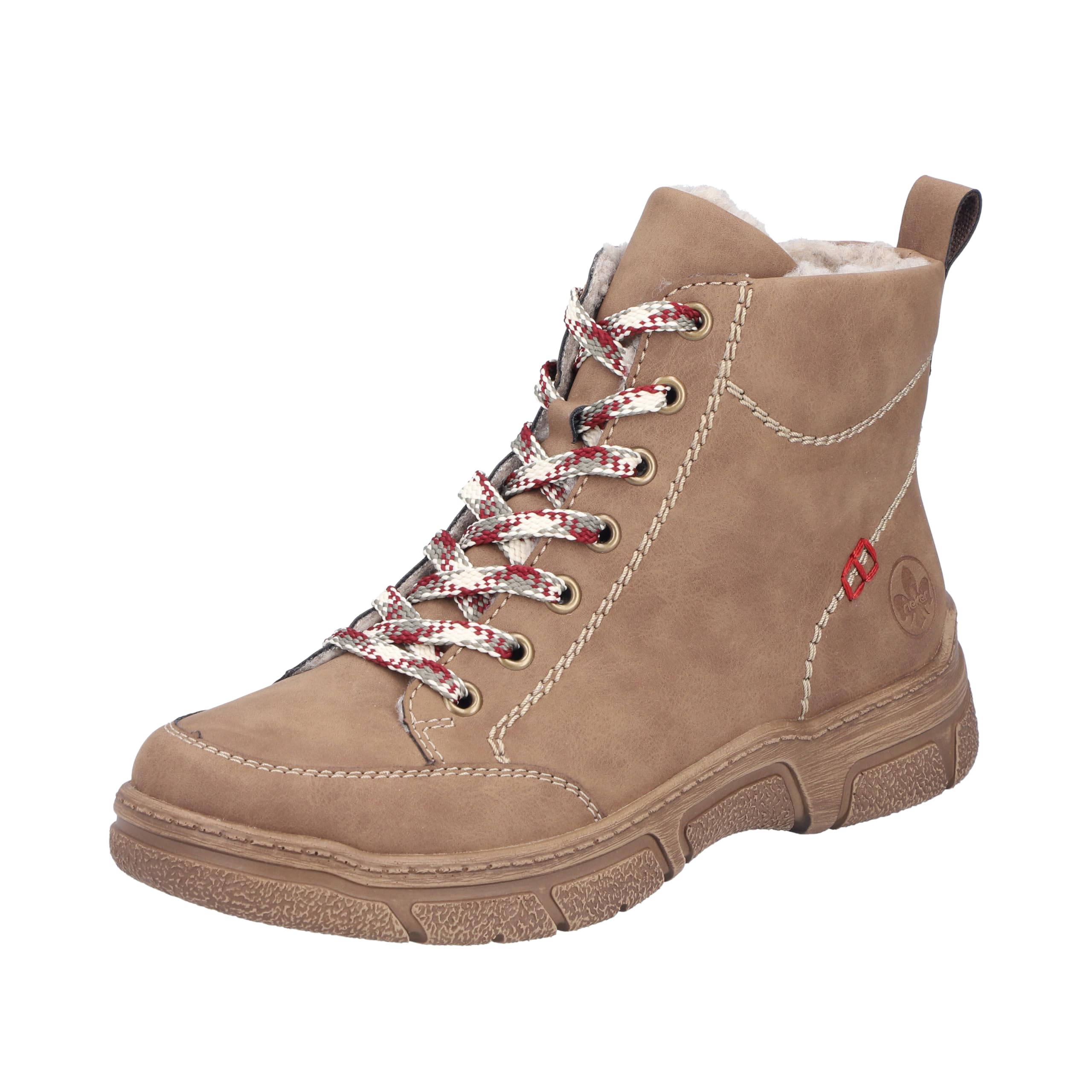 Rieker 72320-24 Schnürstiefel Kunstleder Damen in braun