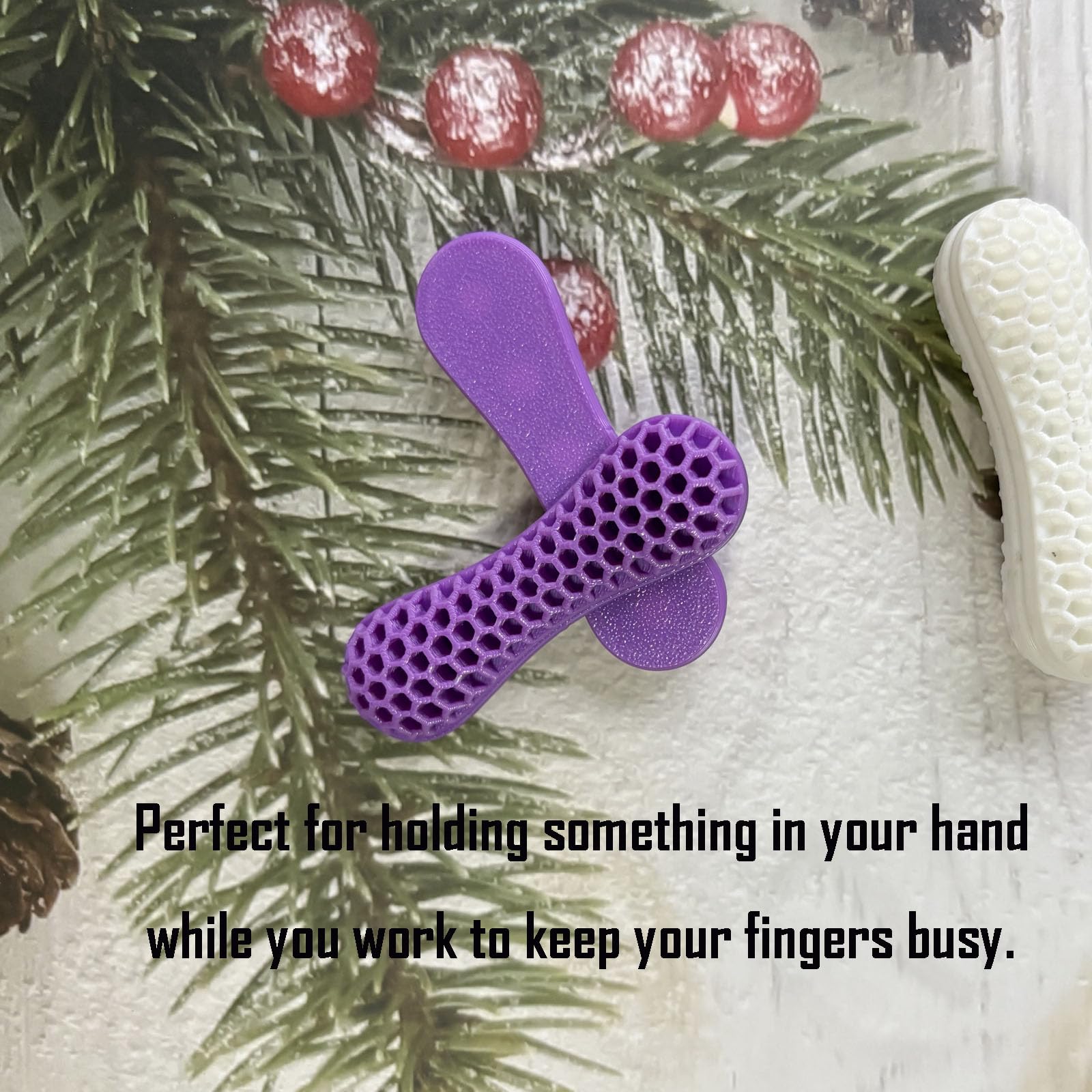 JILINWEI Magnetic Ankle Roller Fidget Slider Toy for Finger Roller,Relieve Anxiety,Stress,Autism and ADHD,Purple