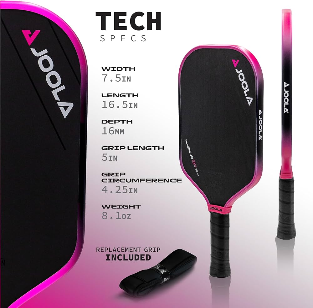 Amazon | JOOLA Tyson McGuffin 3S 16mm ピックルボールパドル