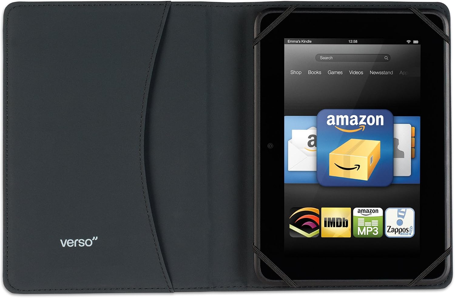 Verso Trends Darwin Croc Case for Kindle Fire HD 7" (Previous Generation), Red (will only fit Kindle Fire HD 7", Previous Generation)