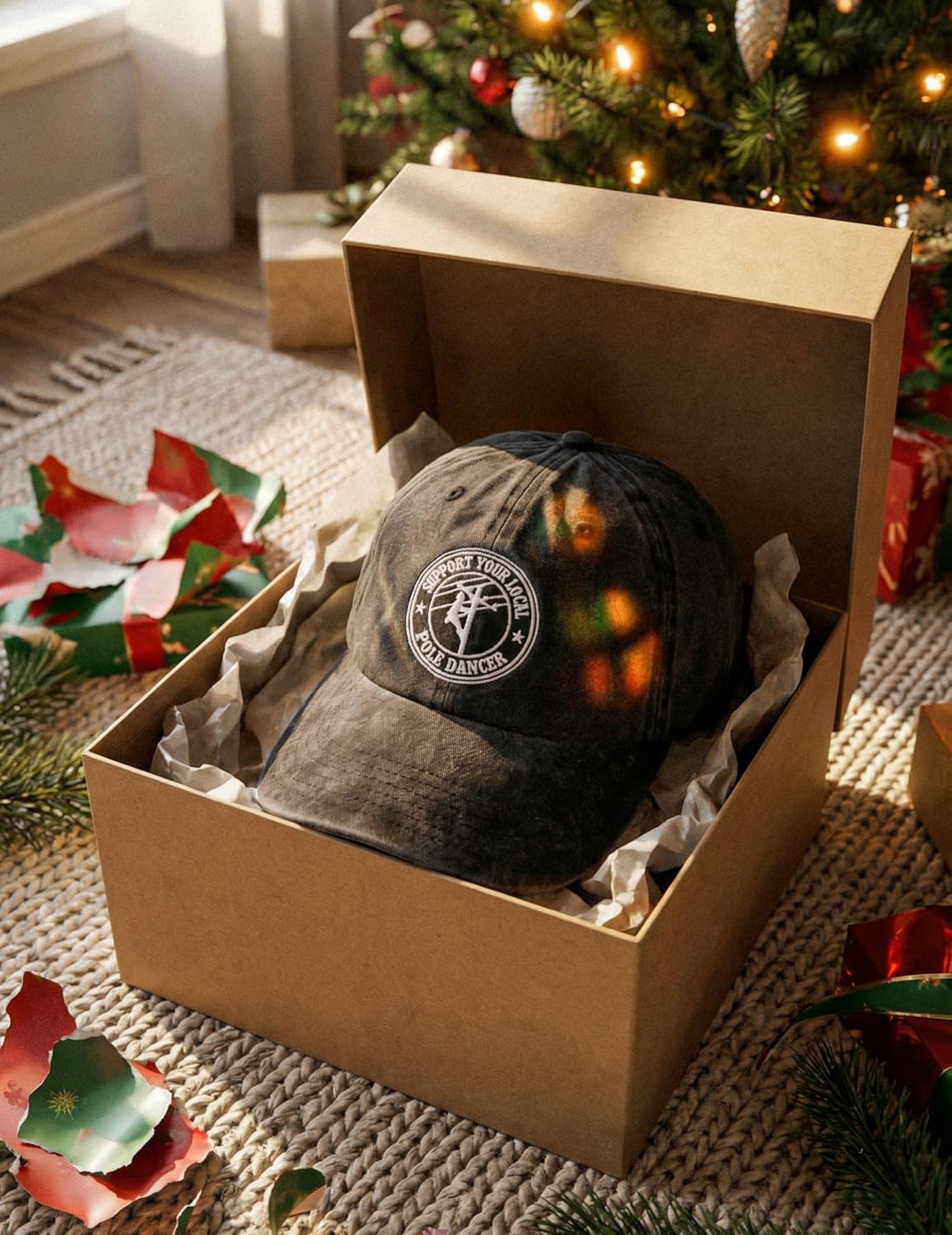 InnoBeta Lineman Gifts for Men, Electrician Hat, Lineman Hat for Dad, Husband for Christmas, Birthday, Adjustable Vintage Washed Cotton Embroidered Baseball Cap - Image 7