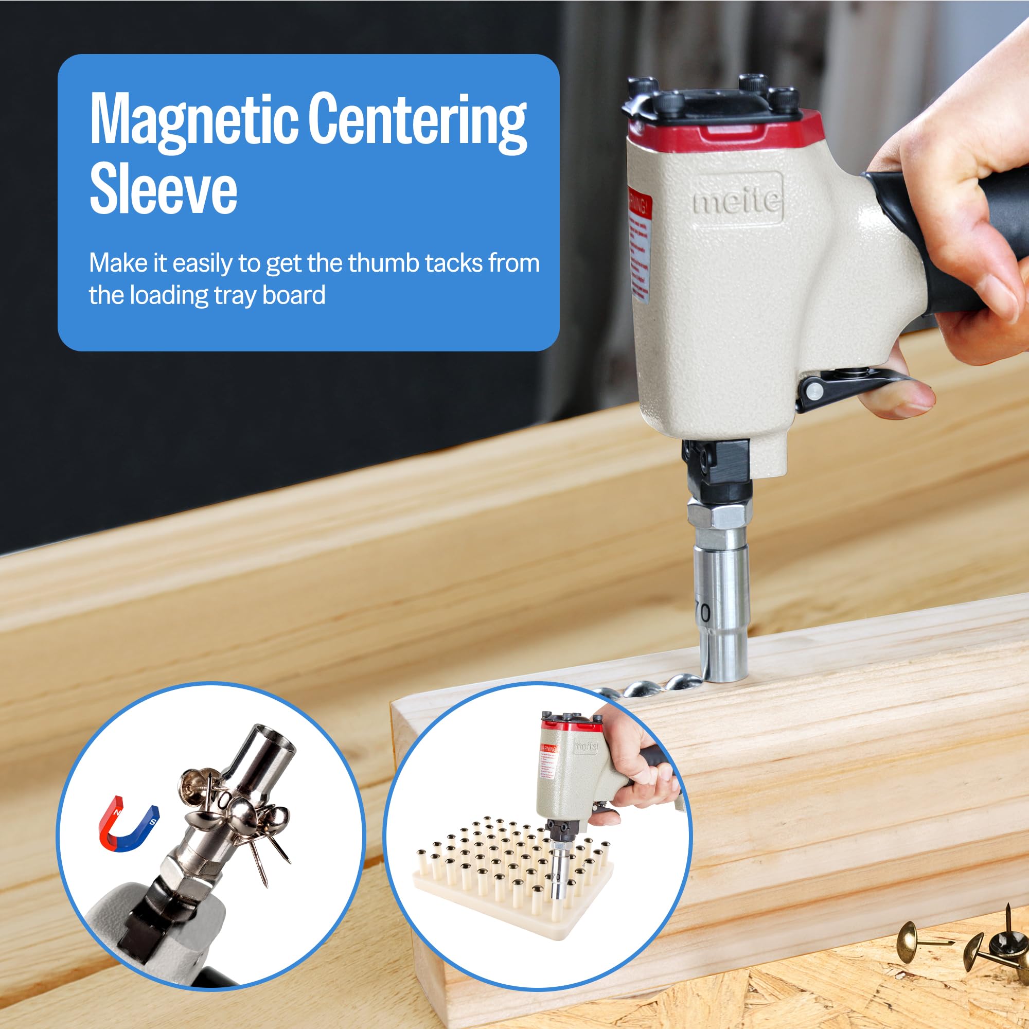 Meite Pneumatic Deco Nail Gun - Buy Now! -7