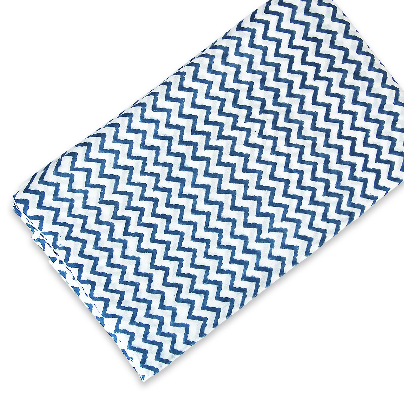Tkanina bawełniana z nadrukiem blokowym Indyjska tkanina ręcznie drukowana, miękka tkanina bawełniana od The Yard Fabric, Jaipuri Kurti drukowana tkanina na letnią sukienkę (20 jardów)