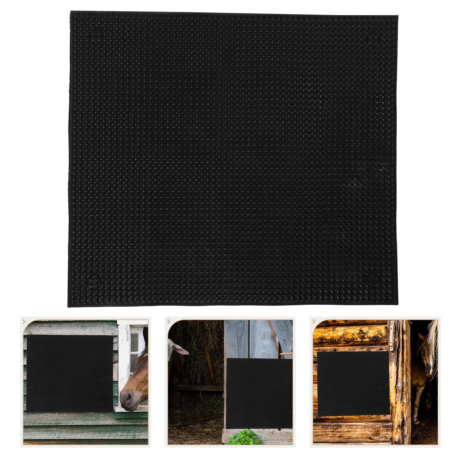 Homoyoyo Tiragraffi per Bovini e Cavalli in Silicone 50X55 CM Spazzola Resistente Tappetino Antiprurito per Allevamenti e Ranch Accessorio per Sollievo del Prurito e Miglioramento del