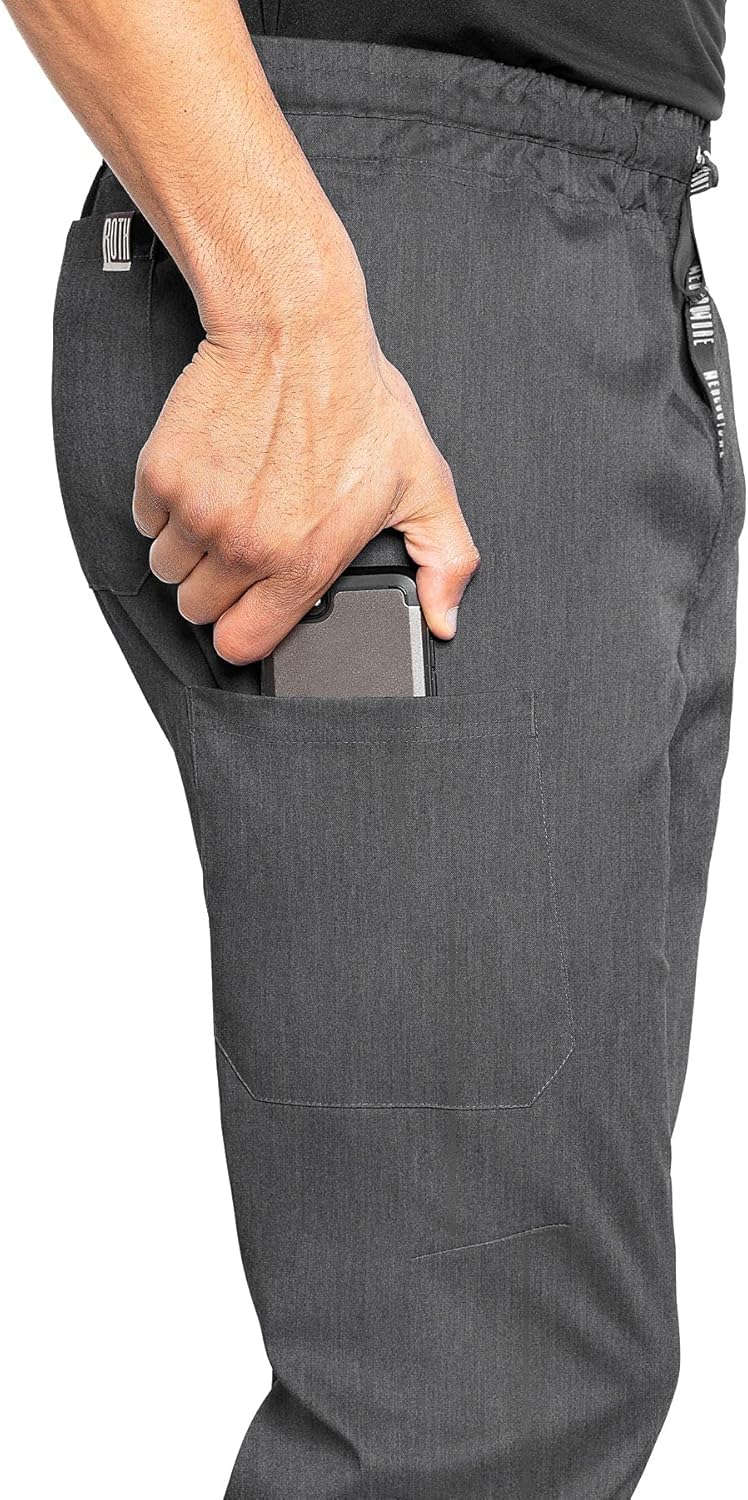 Med Couture Bowen Scrub Jogger Pants for Men - Perfect for Casual Wear and Active Lifestyles MC7777 - Image 4