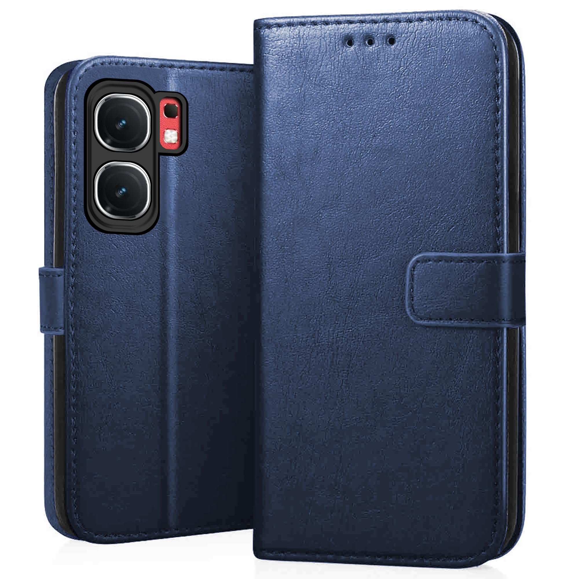CEDO iQOO Neo 9 Pro (5G) Flip Cover | Leather Finish | Inside Pockets & Inbuilt Stand | Shockproof Wallet Style Magnetic Closure Back Case Flipcover (Blue) (B0CWRYJ7FV) Amazon Price History, Amazon Price Tracker