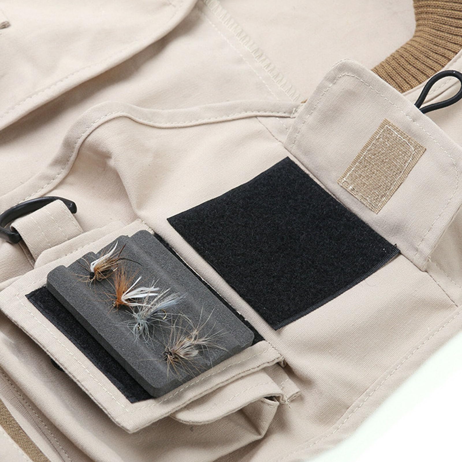Équipement de pêche à la truite pour enfants Gilet multi-poches pour l'extérieur Accessoires de ruisseau Gilet de camping et de pêche pour enfants