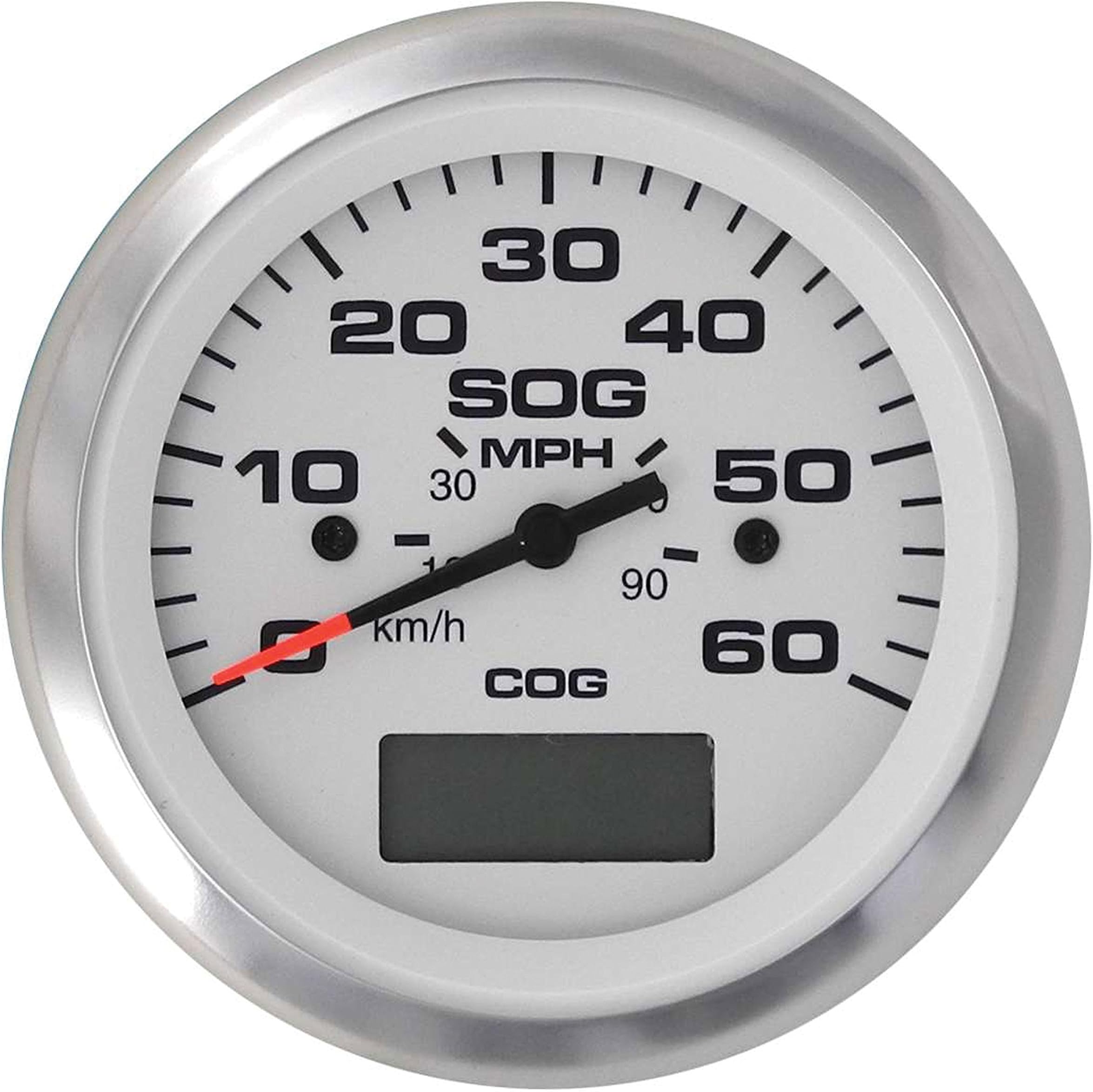 Sierra Sterling 0-70 MPH Marine Speedometer Kit – 3 Inch Black Dial, Scratch & Fog Resistant, For Boats & Watercraft