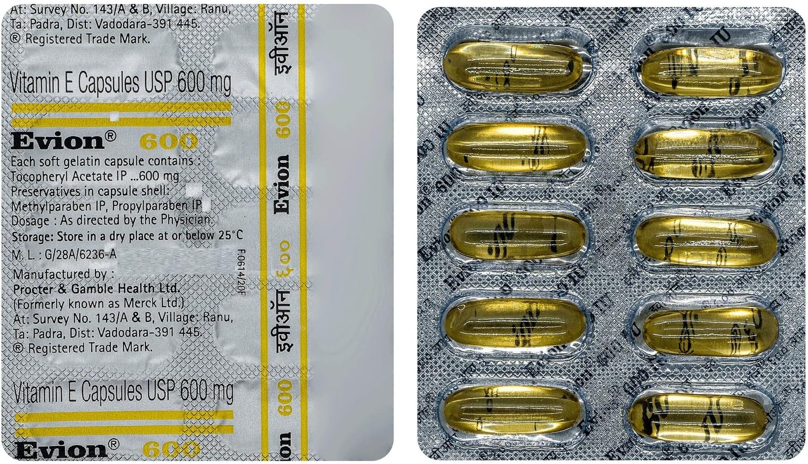 Evion 600mg - Strip of 10 Capsules