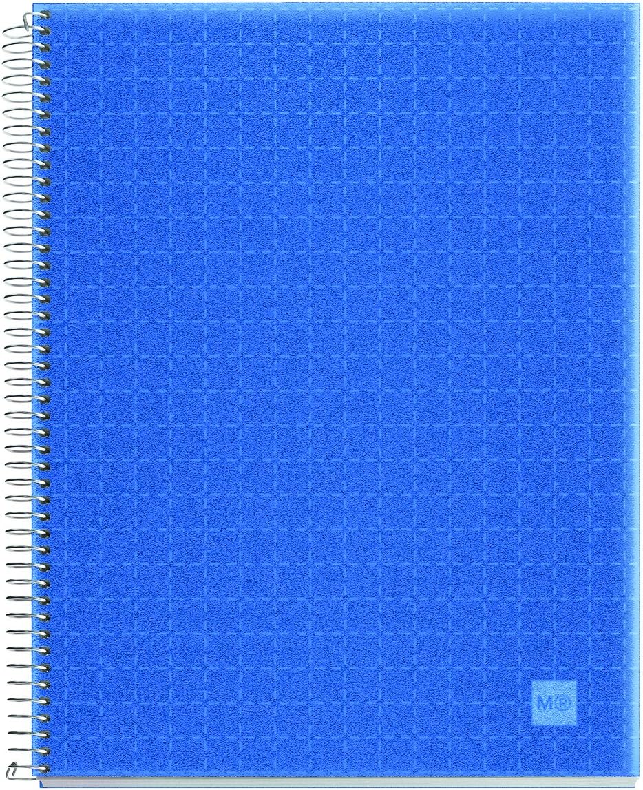 Michellius 47704 Ring Notebook, A6, Square Ruled, Candy Cord, Astral Blue