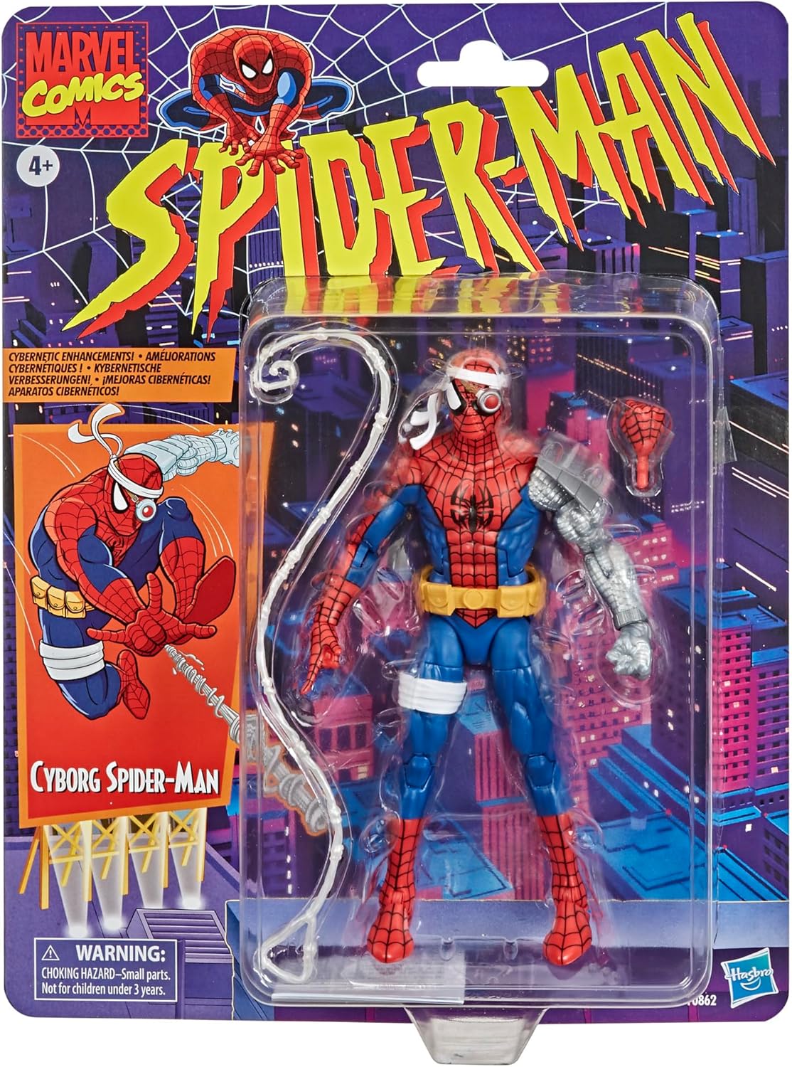 Marvel Legends Cyborg Spider-Man Retro Action Figure Exclusive 2020