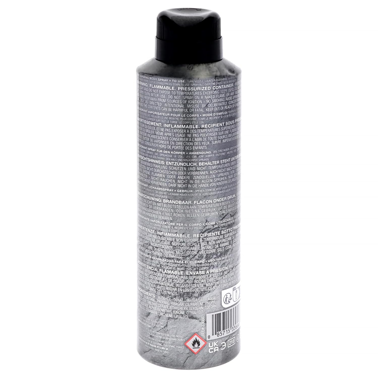 Guess Elements Cool Slate Deodorizing Body Spray For Men, 6.0 Oz. - Image 2