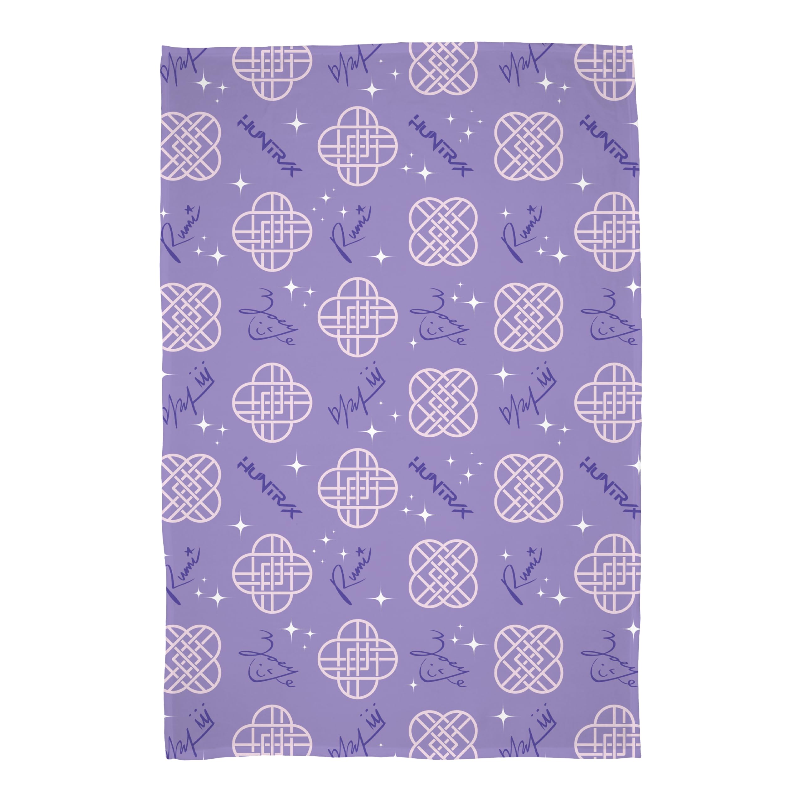 K-Pop Demon Hunters Kpop Demon Hunters - Signatures Rot Fleece Blanket